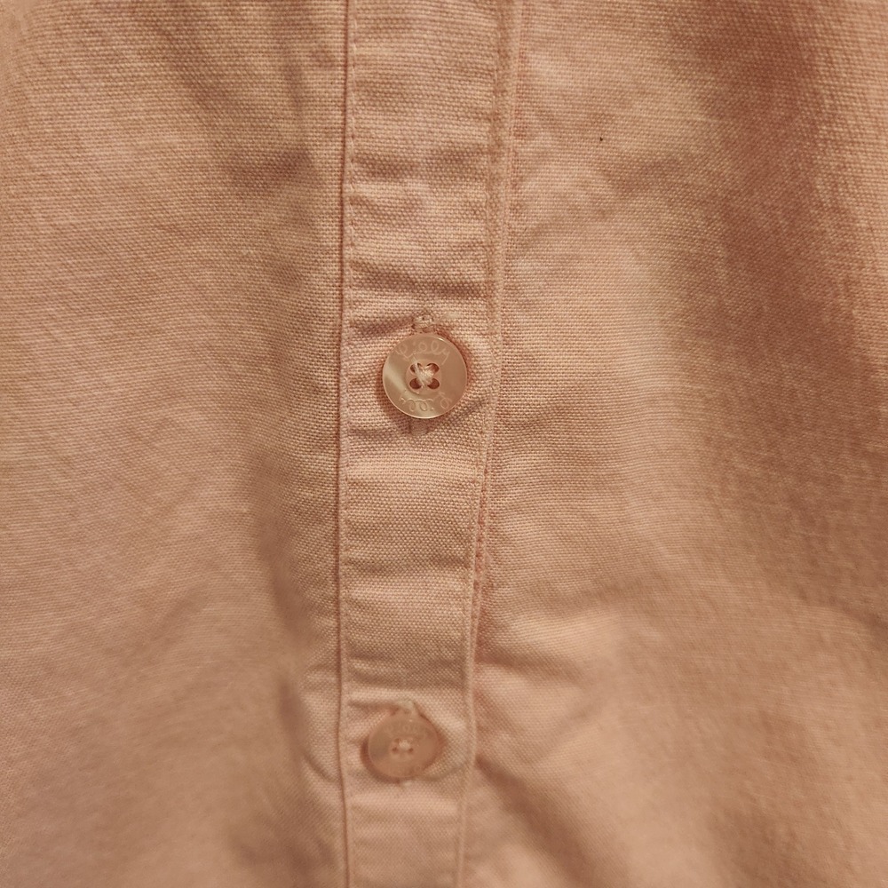 Lilly Pulitzer Pink Button Down Shirt Dress Palm Tree Embroidery Size 2 - Picture 5 of 10